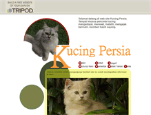 Tablet Screenshot of kucingpersia.tripod.com