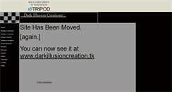 Desktop Screenshot of darkillusioncreation.tripod.com