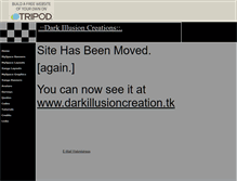 Tablet Screenshot of darkillusioncreation.tripod.com