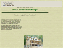 Tablet Screenshot of hainesarchdesign.tripod.com