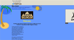 Desktop Screenshot of miss-safari.tripod.com