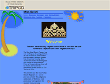 Tablet Screenshot of miss-safari.tripod.com