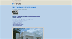 Desktop Screenshot of creekstone.tripod.com
