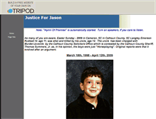 Tablet Screenshot of justiceforjason.tripod.com