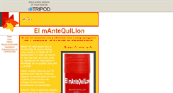 Desktop Screenshot of elmantequillon.tripod.com