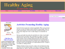 Tablet Screenshot of healthyaging.tripod.com