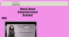 Desktop Screenshot of blackbookent.tripod.com