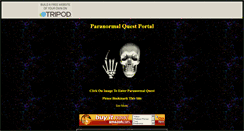 Desktop Screenshot of paranormalquest.tripod.com