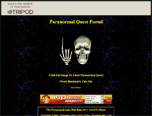 Tablet Screenshot of paranormalquest.tripod.com