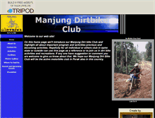 Tablet Screenshot of manjungdirtbike.tripod.com