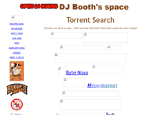 Tablet Screenshot of djbooth.tripod.com