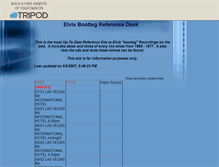 Tablet Screenshot of elvisbootlegdata.tripod.com