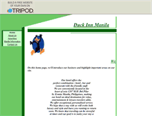 Tablet Screenshot of duckinnmanila.tripod.com