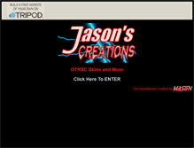 Tablet Screenshot of jasonscreations.tripod.com
