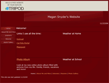 Tablet Screenshot of mesnyder0.tripod.com