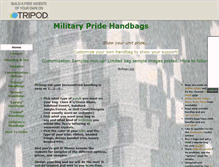 Tablet Screenshot of militarypridepurses.tripod.com
