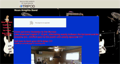 Desktop Screenshot of neonknightsband.tripod.com