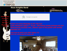 Tablet Screenshot of neonknightsband.tripod.com