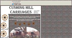 Desktop Screenshot of cushinghillcarriages.tripod.com