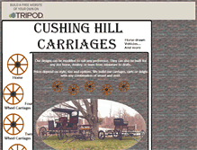 Tablet Screenshot of cushinghillcarriages.tripod.com
