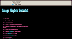 Desktop Screenshot of imagemagick.tripod.com
