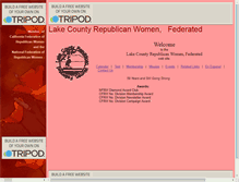 Tablet Screenshot of lakecountyrwf.tripod.com
