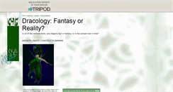 Desktop Screenshot of dracology.tripod.com