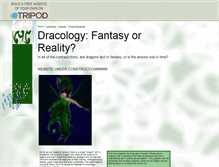 Tablet Screenshot of dracology.tripod.com