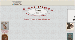 Desktop Screenshot of lostpinestaxidermy.tripod.com