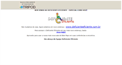 Desktop Screenshot of deficiente.br.tripod.com