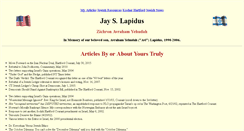 Desktop Screenshot of jlapidus.tripod.com