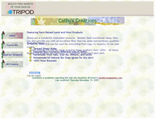 Tablet Screenshot of cathys-creations.tripod.com