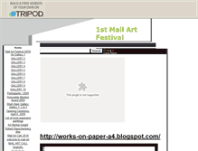 Tablet Screenshot of mailartexhibition.tripod.com