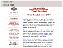 Tablet Screenshot of gardendalebaseball.tripod.com