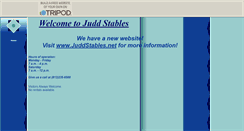 Desktop Screenshot of juddstables.tripod.com