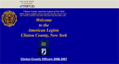 Desktop Screenshot of clintoncountylegion.tripod.com