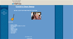 Desktop Screenshot of conniescleansweep.tripod.com