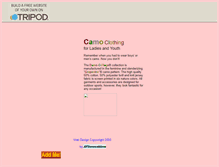 Tablet Screenshot of dameoflage.tripod.com