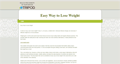 Desktop Screenshot of easyweightloss4.tripod.com