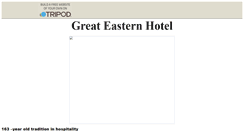 Desktop Screenshot of greateasternhotel.tripod.com