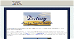 Desktop Screenshot of destinyminis.tripod.com