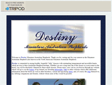 Tablet Screenshot of destinyminis.tripod.com
