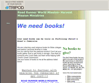 Tablet Screenshot of booksformission.tripod.com