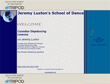 Tablet Screenshot of luxtondance.tripod.com