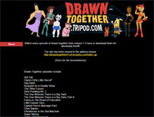 Tablet Screenshot of drawn-together.tripod.com
