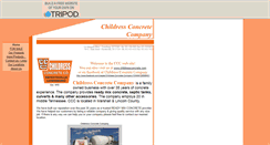 Desktop Screenshot of childressconcrete.tripod.com
