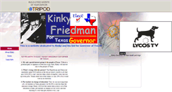 Desktop Screenshot of kinkyfriedman.tripod.com