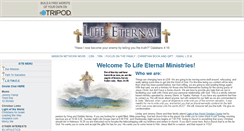 Desktop Screenshot of lifeeternalministry.tripod.com
