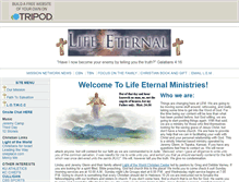 Tablet Screenshot of lifeeternalministry.tripod.com