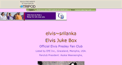 Desktop Screenshot of elvis.srilanka.tripod.com